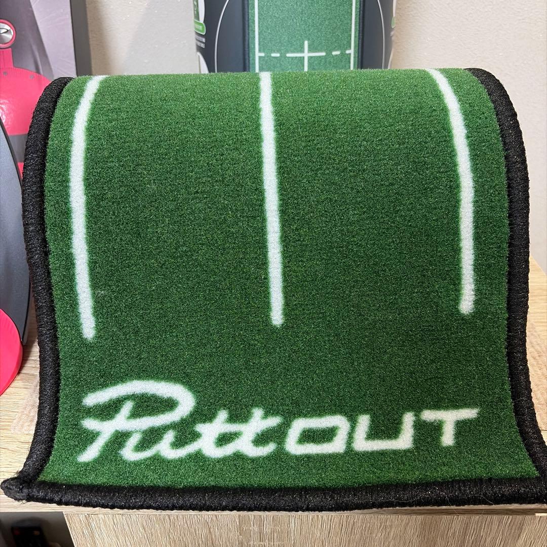 【美品】パットアウトパターマット スリム＋プレミアムプレッシャーパットトレーナー
