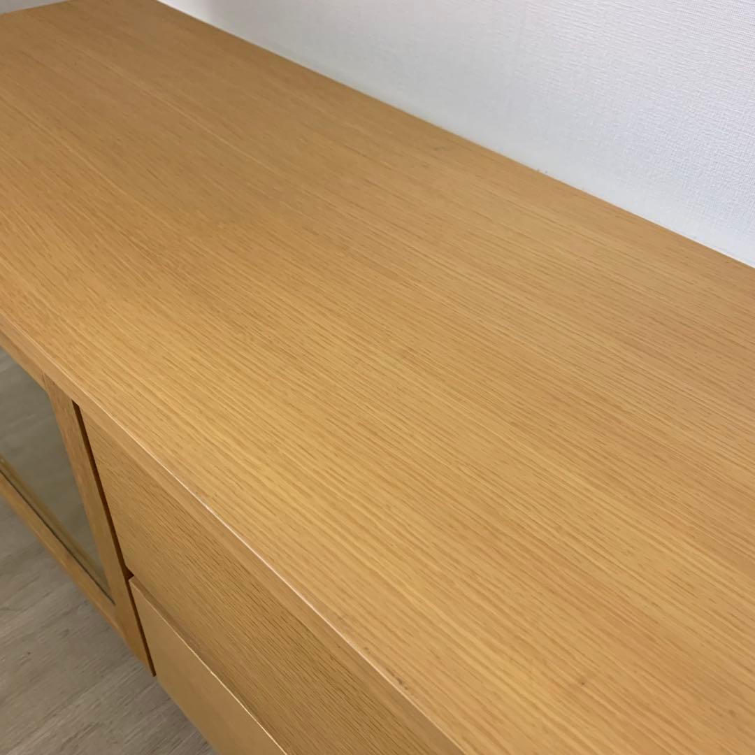 【美品】MUJI 無印良品 オーク材 TVボード ローボード テレビ台