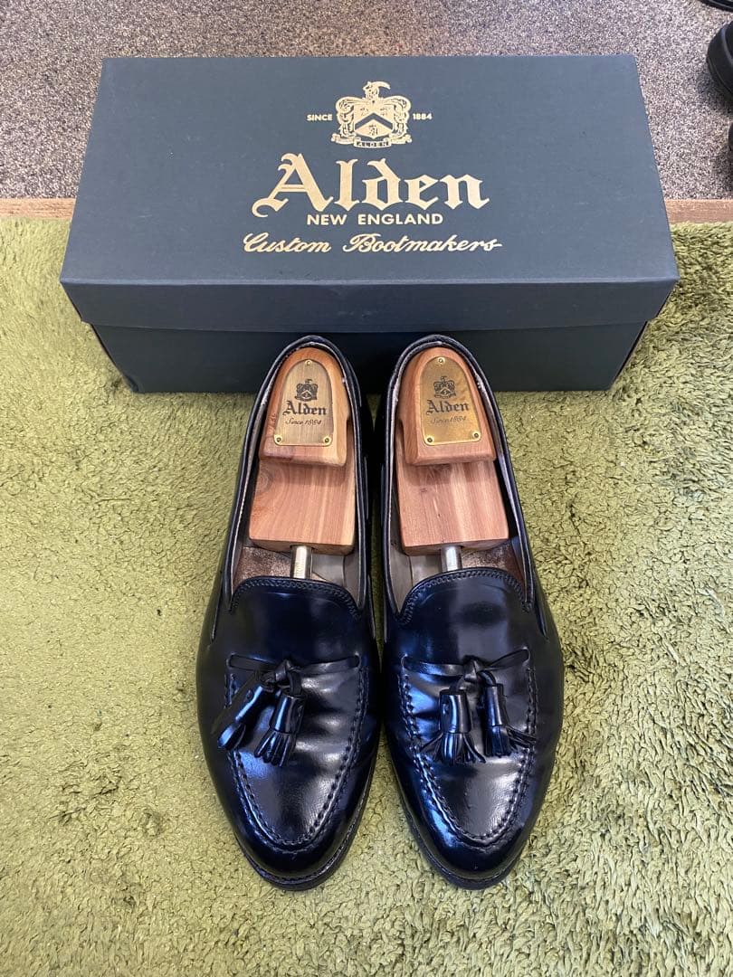 Alden / 664 / タッセルローファー / コードバン / 7.5 E
