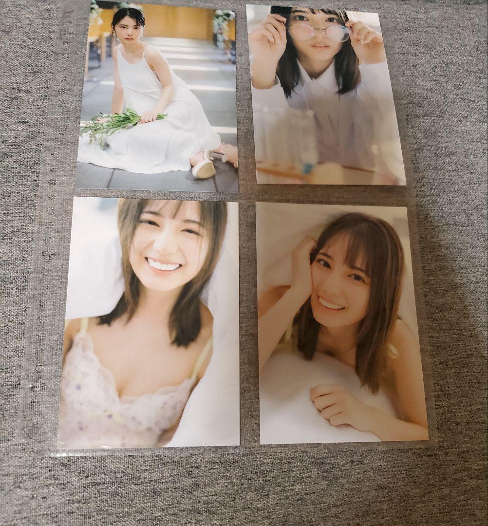 小坂菜緒　写真集ポストカード14枚コンプ+SEVENTEENA4両面フォトカード