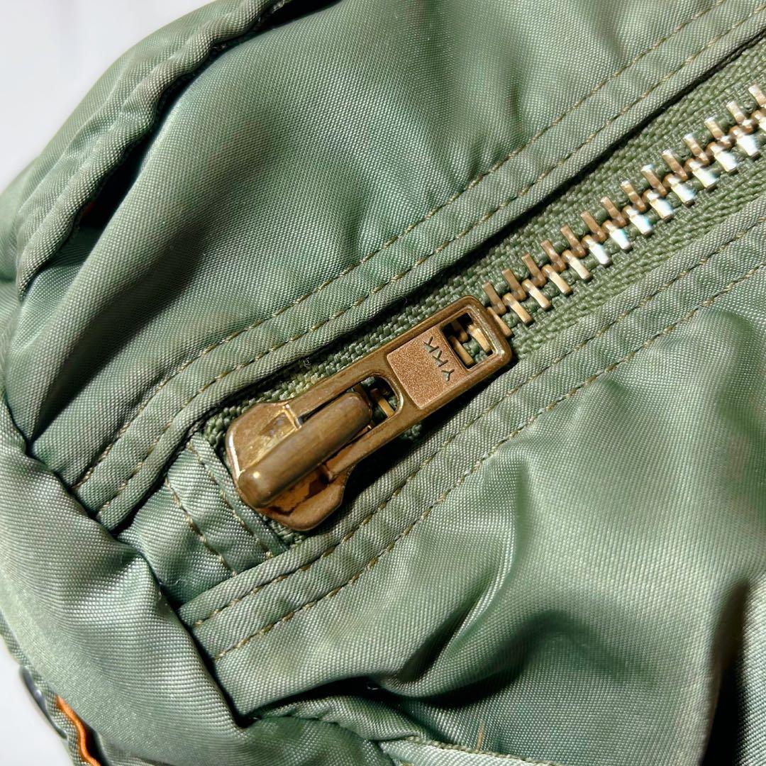 美品✨ ポーター　ドラムバッグ　ミニボストン S タンカー　セージグリーン　希少