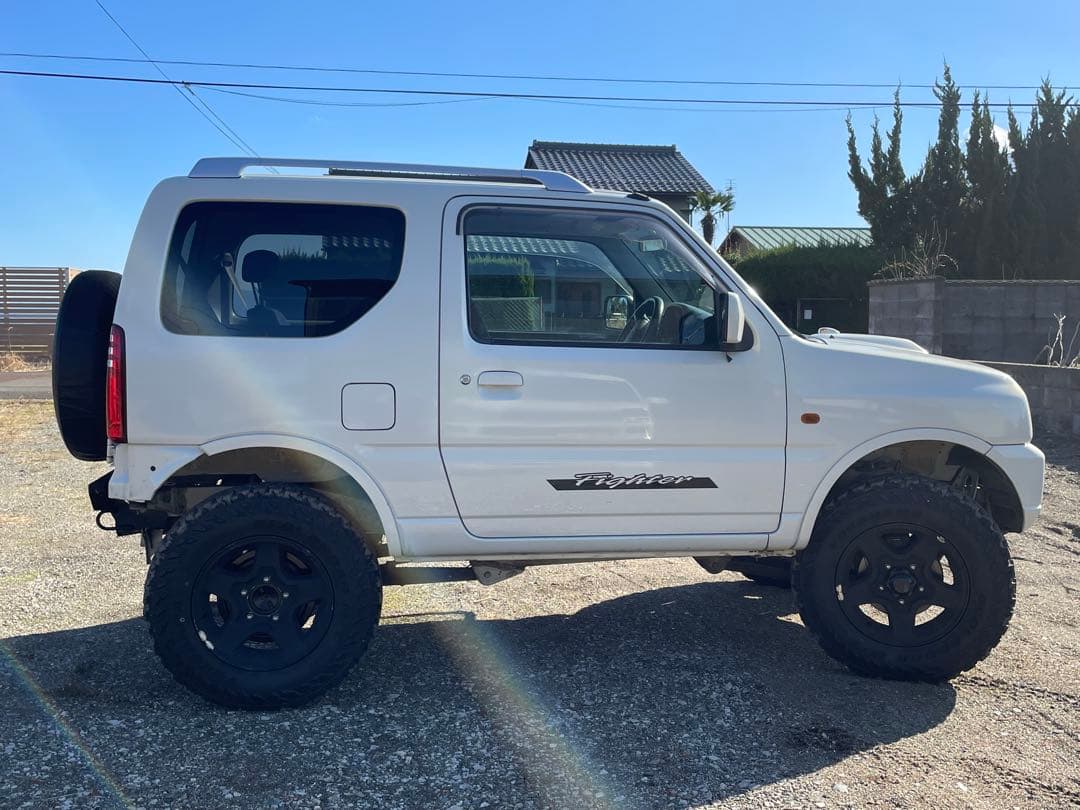 ジムニーJB23 ファイターエンジニアリング製エンジン換装　車検長　タイヤ新しい