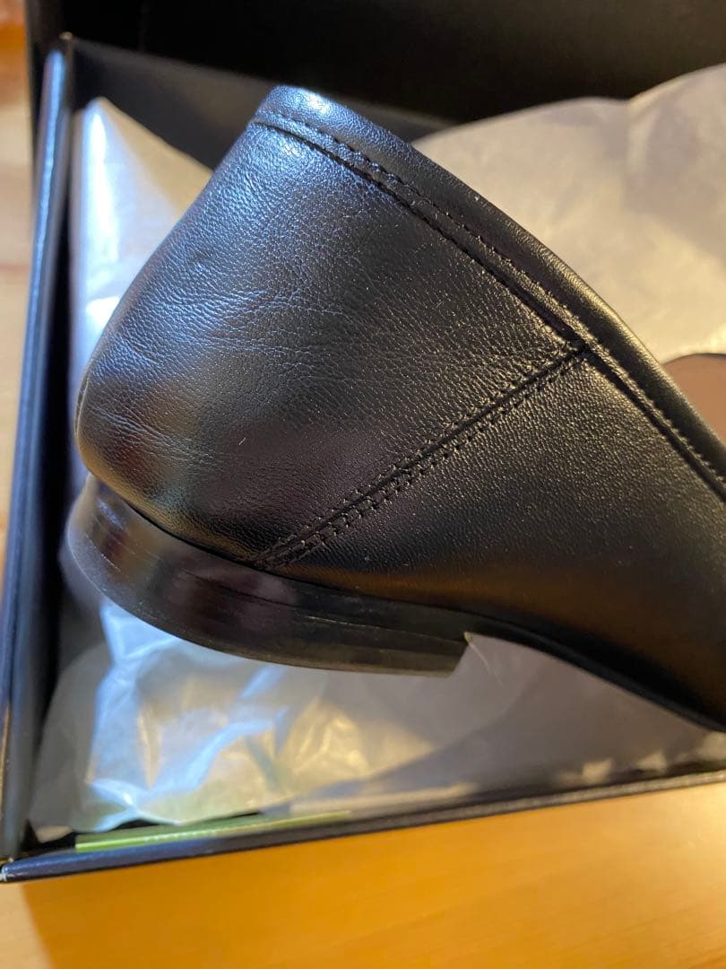 新品未使用COACH 黒ローファー 金具付き