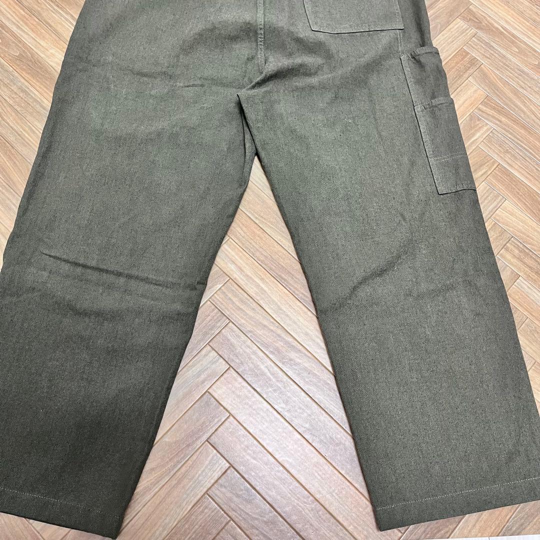 新品　ナイジェルケーボン　ライブロ　ダンガリーコットン　オーバーオール　48