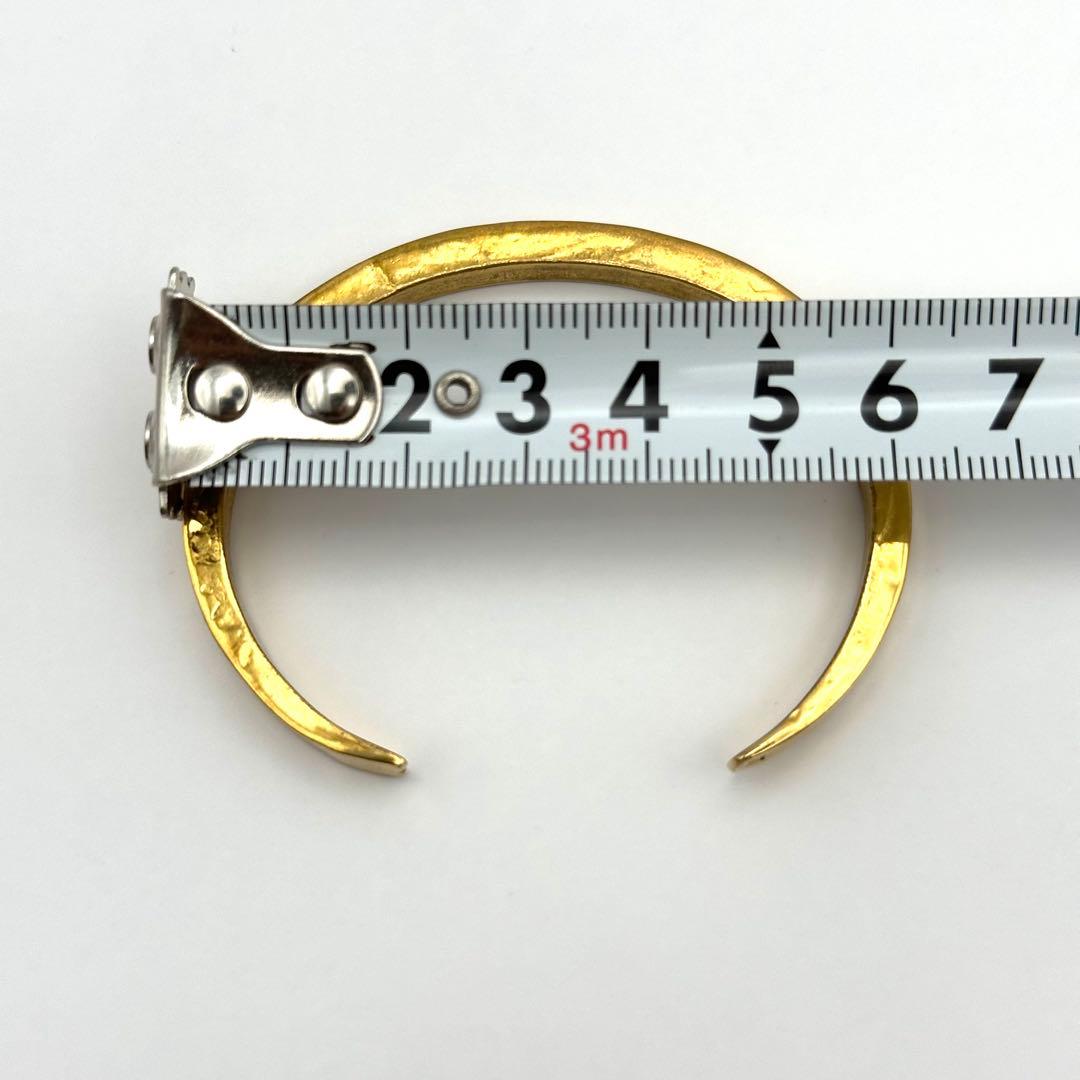 【良品】 セルジュトラヴァル バングル ゴールドカラー 座って空を見上げてごらん
