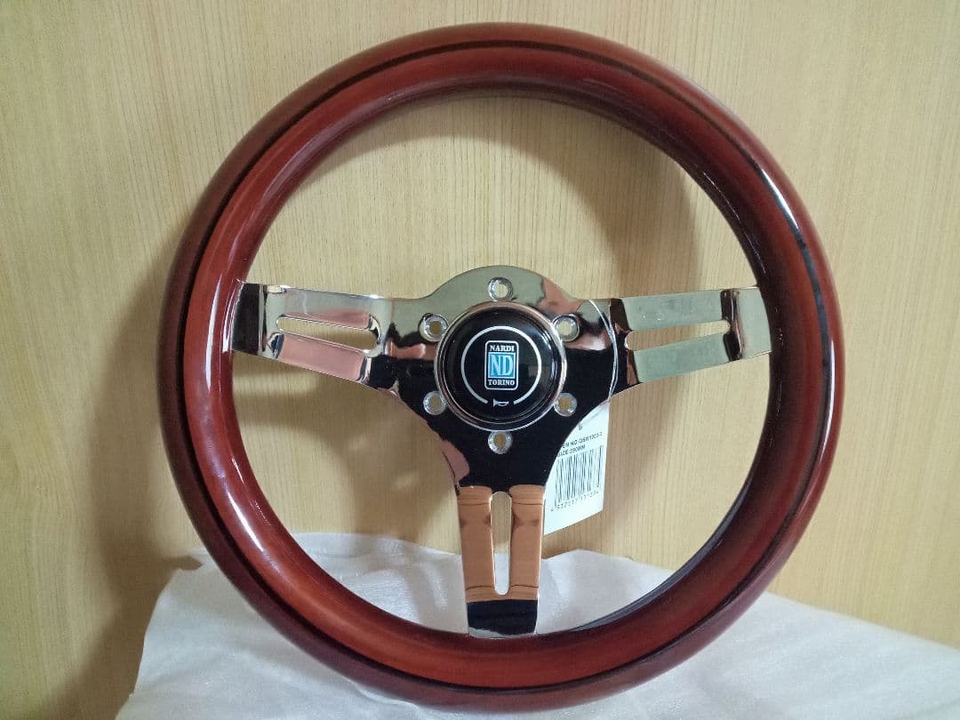 ウッドステアリング　290mm　小径　29cm 　旧車　　新品