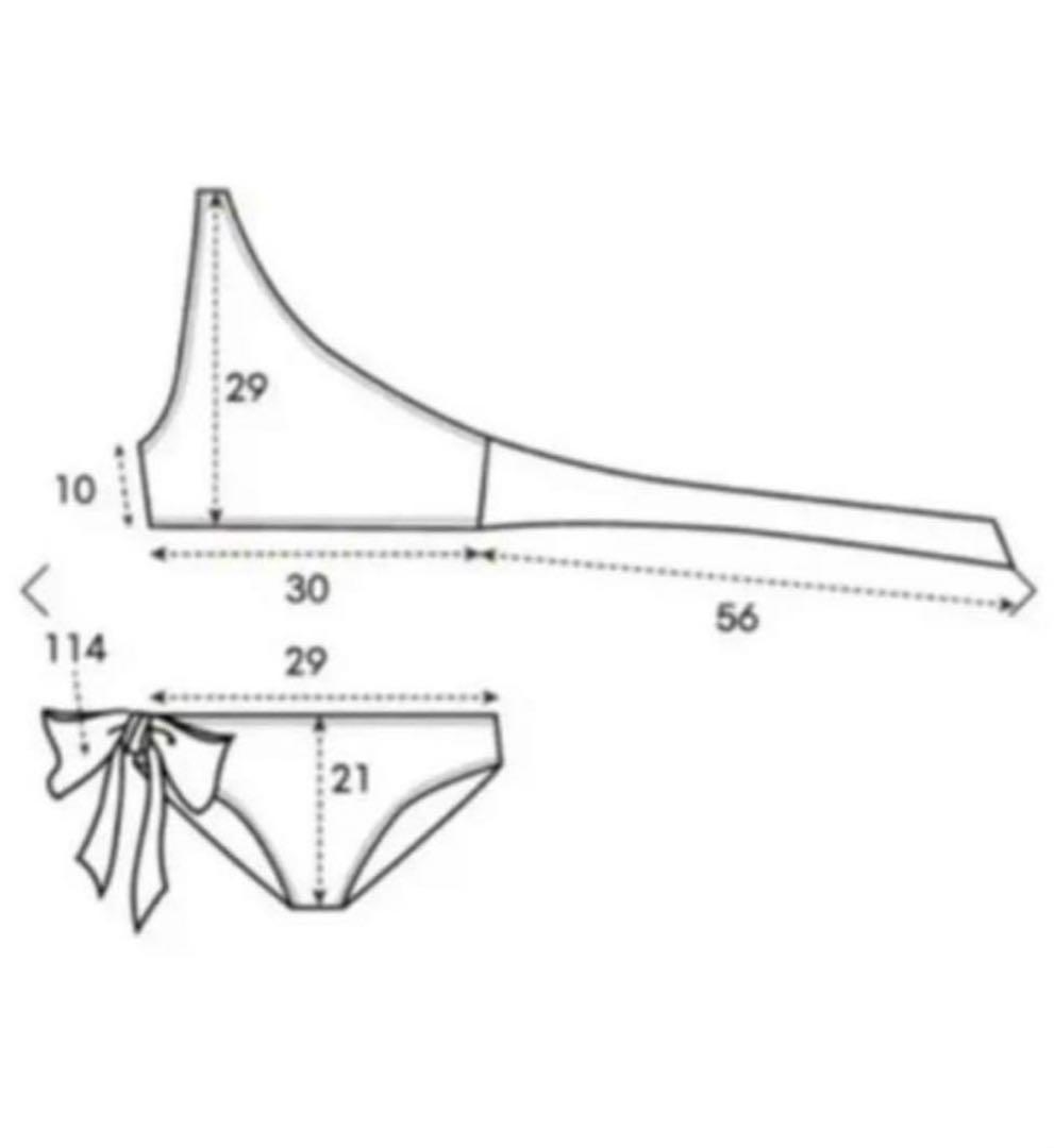 ETRE TOKYO リボンワンショルダー　ビキニ