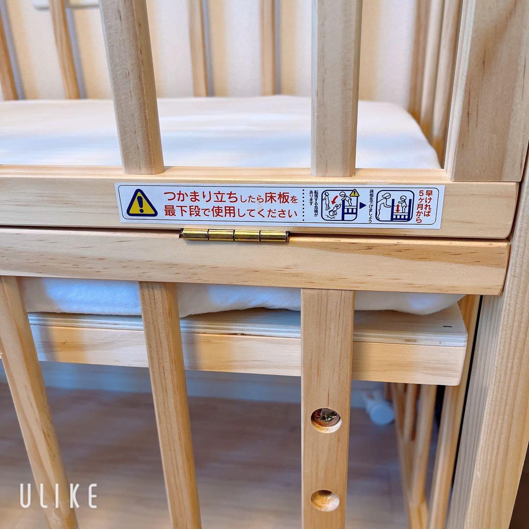 yamatoya リビングコット　ベビーベッド　大和屋　防水シーツ　セット