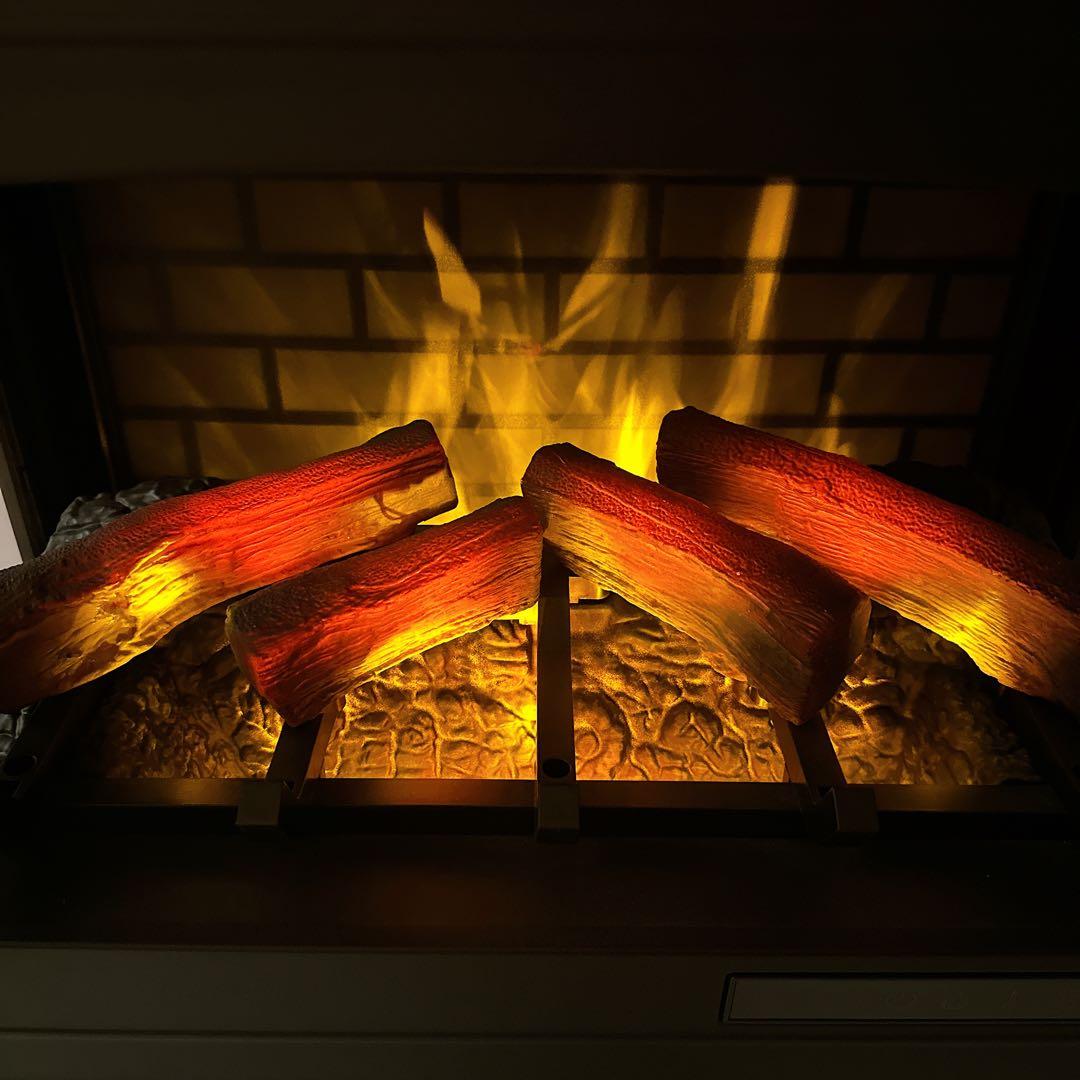 QVC 暖炉型ヒーター DFI-5010-01 速暖 デュラフレーム 送料無料