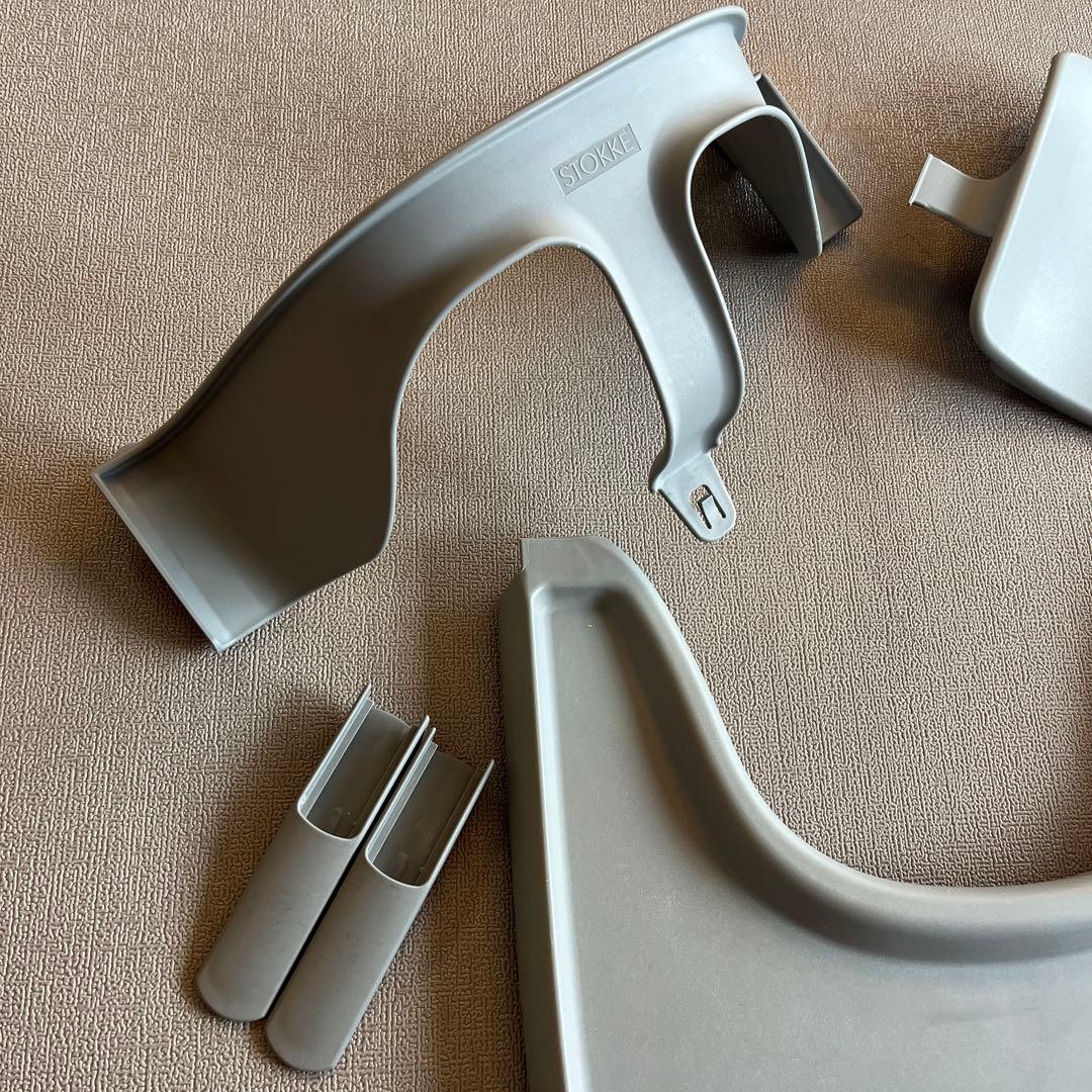 ストッケ　ベビーセット&トレイ　ストームグレー