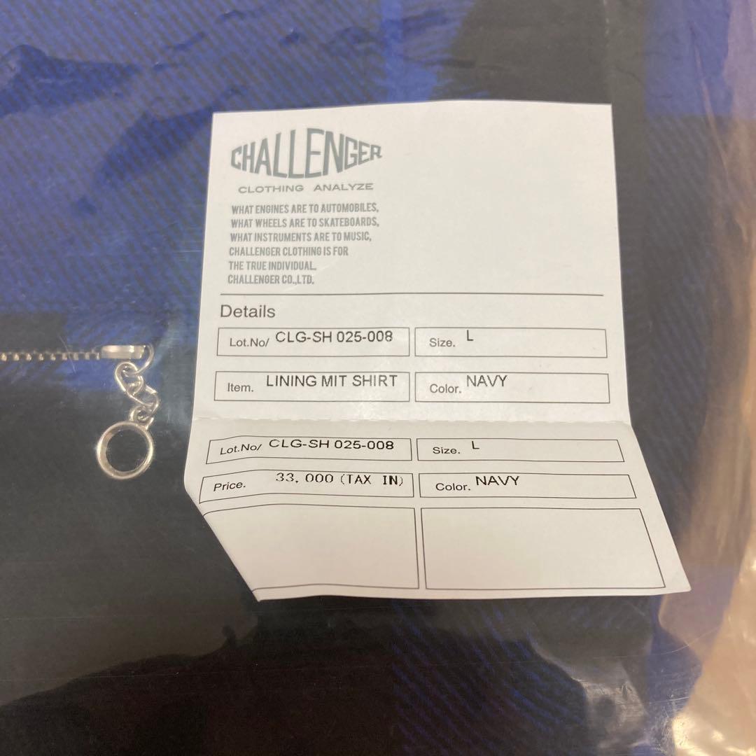 トップス CHALLENGER LINING ZIP UP SHIRT L