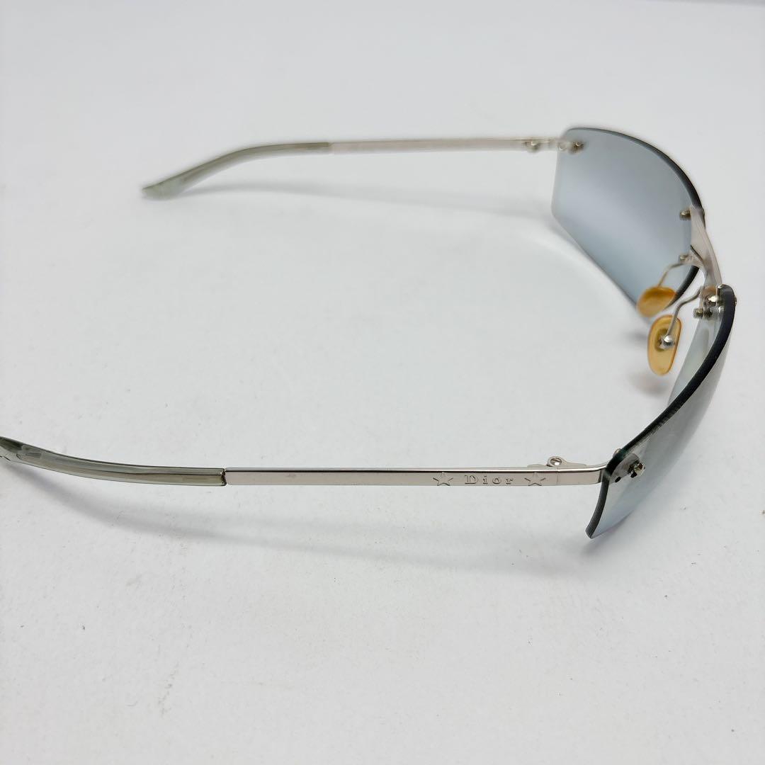 3280◯ DIOR シルバー フレーム スポーツ サングラス
