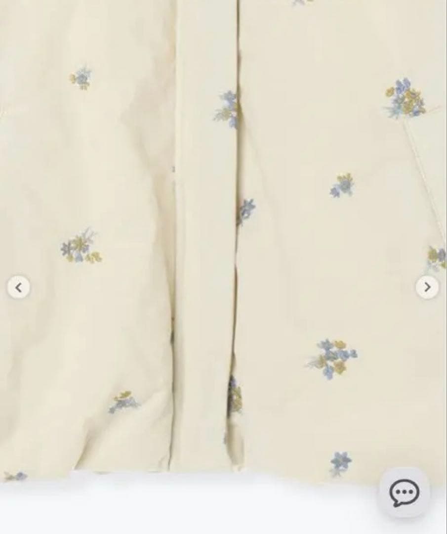 サマンサモスモス＊小花総刺繍中綿ジャケット