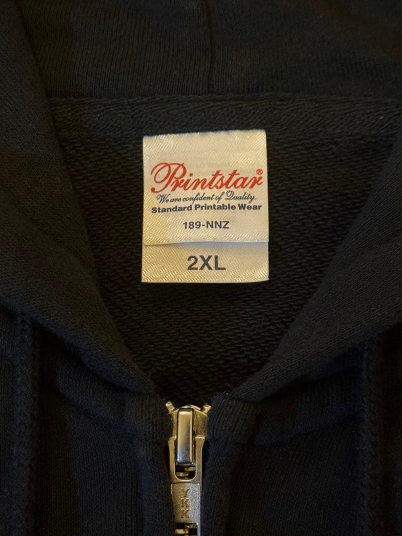 真天地開闢集団ジグザグ ジップアップパーカー