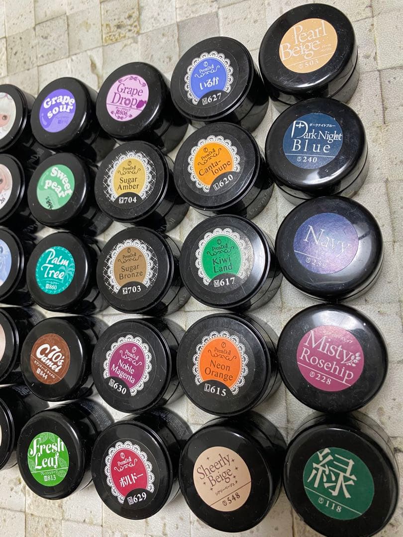 プリジェル/きまぐれピグメント/ellabyshinygel/ジェル40色セット