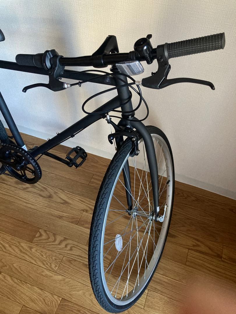 (仙台市受け渡し)クロスバイク 26インチ マッドブラック