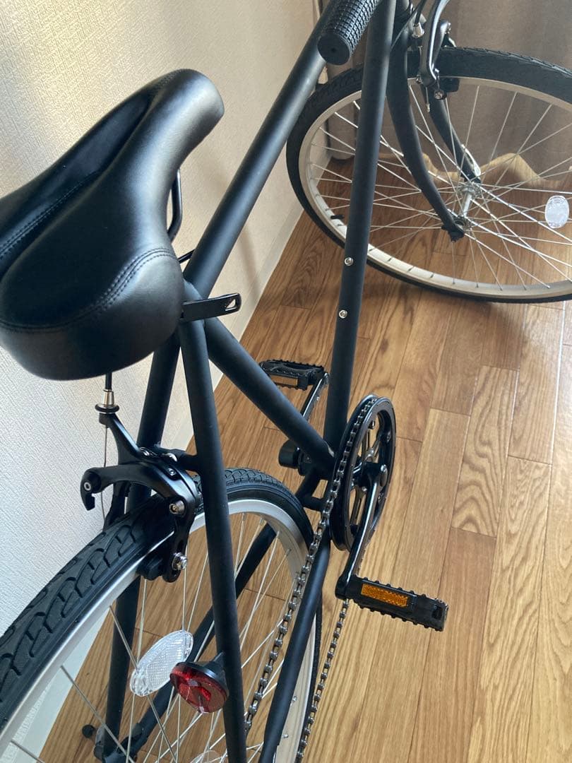 (仙台市受け渡し)クロスバイク 26インチ マッドブラック