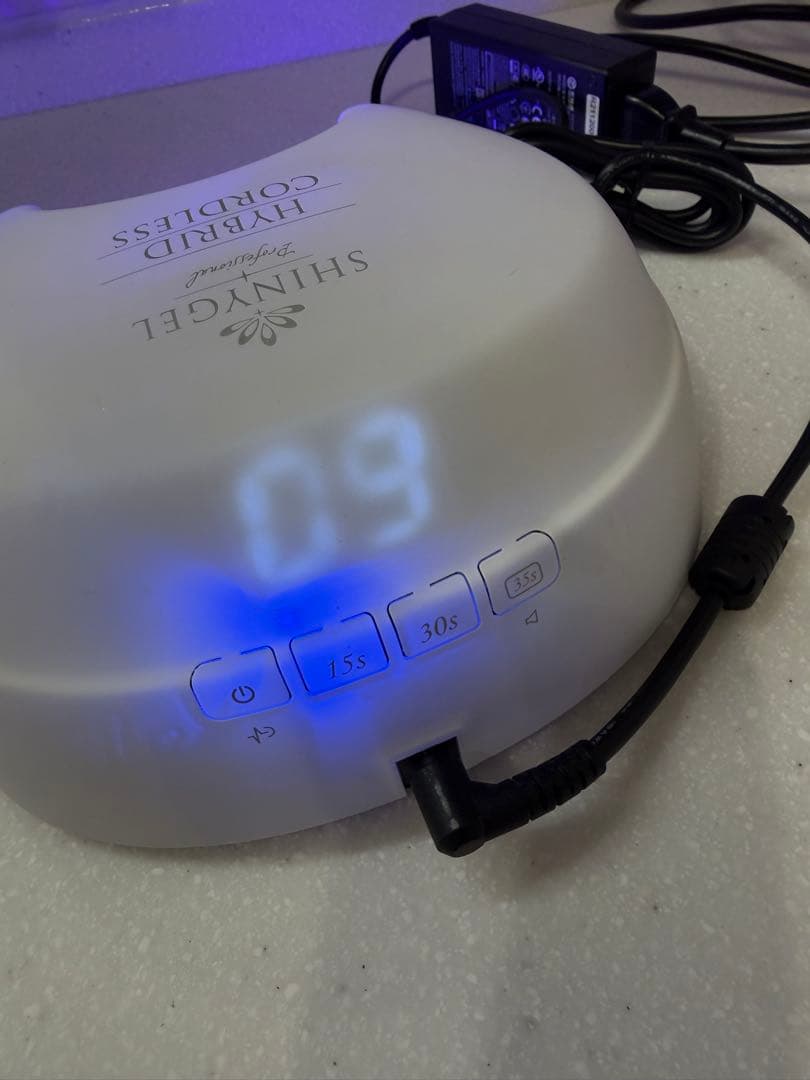 中古　SHINYGEL ハイブリッドネイルライト