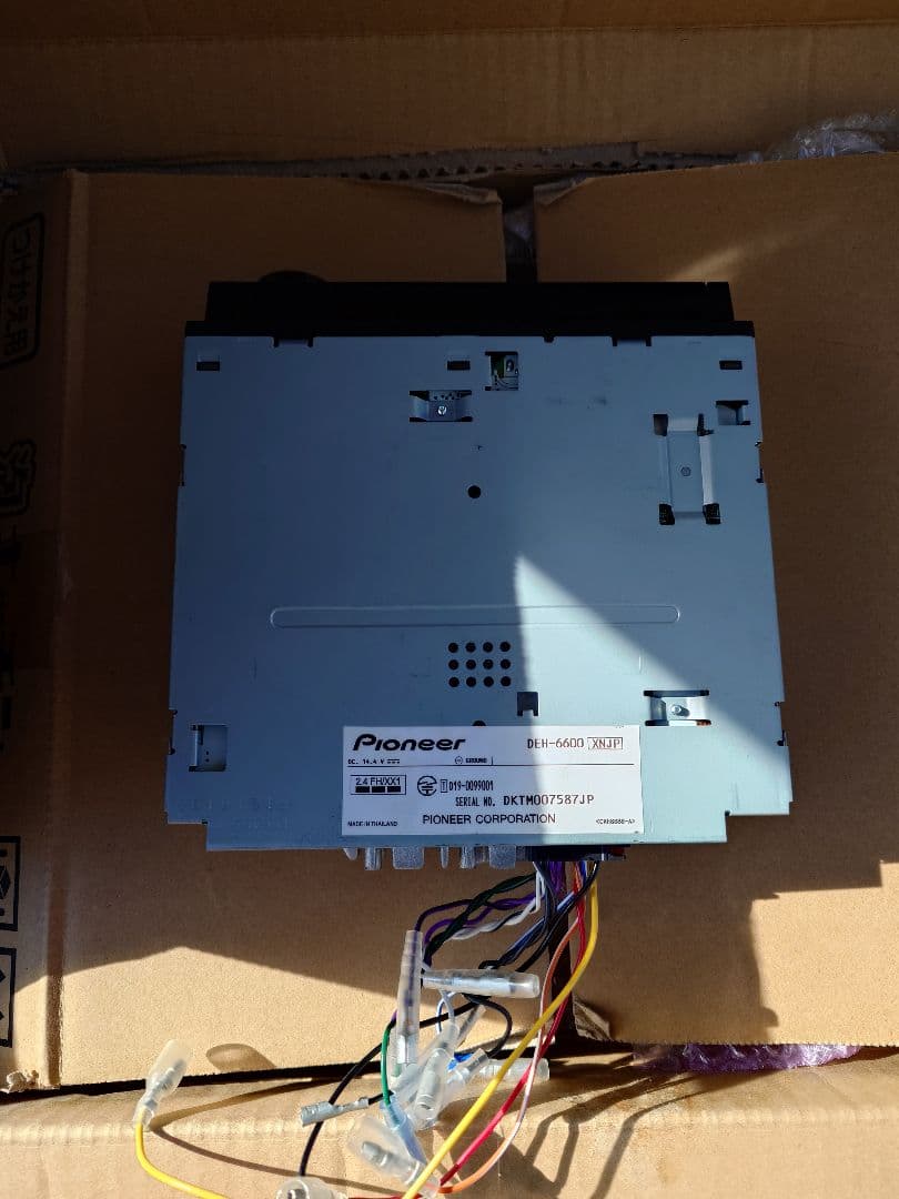 Pioneer carrozzeria DEH-6600 1dinヘッドユニット