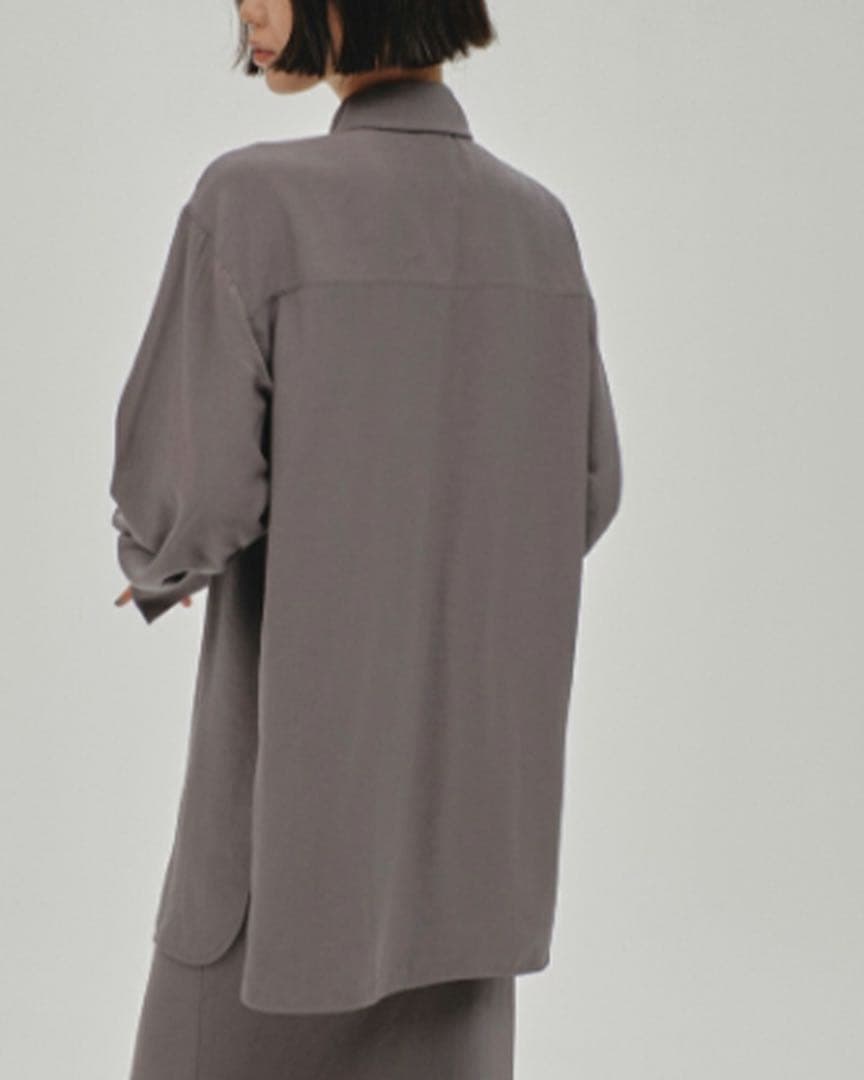 トップス todayful Backsatin Pocket Shirts