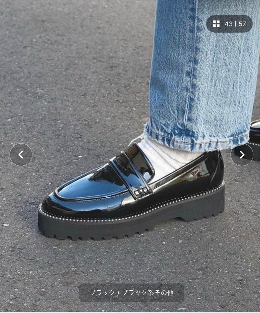 【専用】【Danielle and GEMMA】レイン対応スタッズローファー