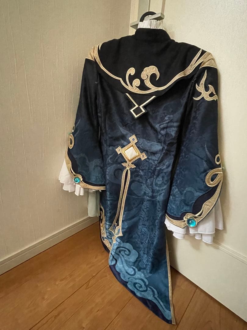 三分妄想 S 原神 行秋 コスプレ 衣装 フルセット セット済みウィッグ付き