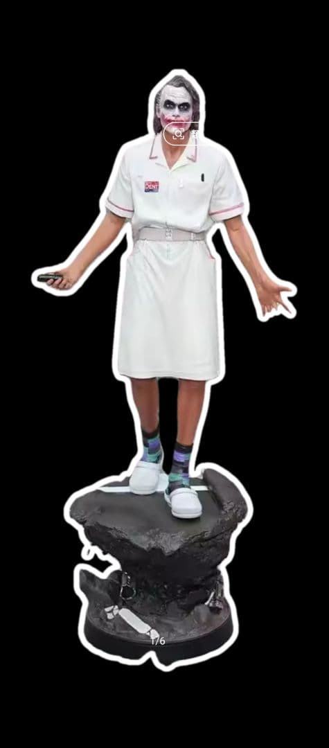 ダークナイト ジョーカー ナース 特大 巨大 フィギュア バッドマン ナースコス