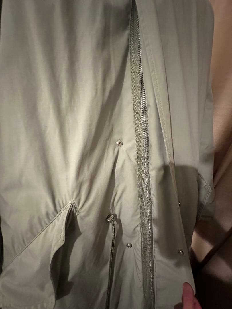 almostblack グラフィックモッズコート