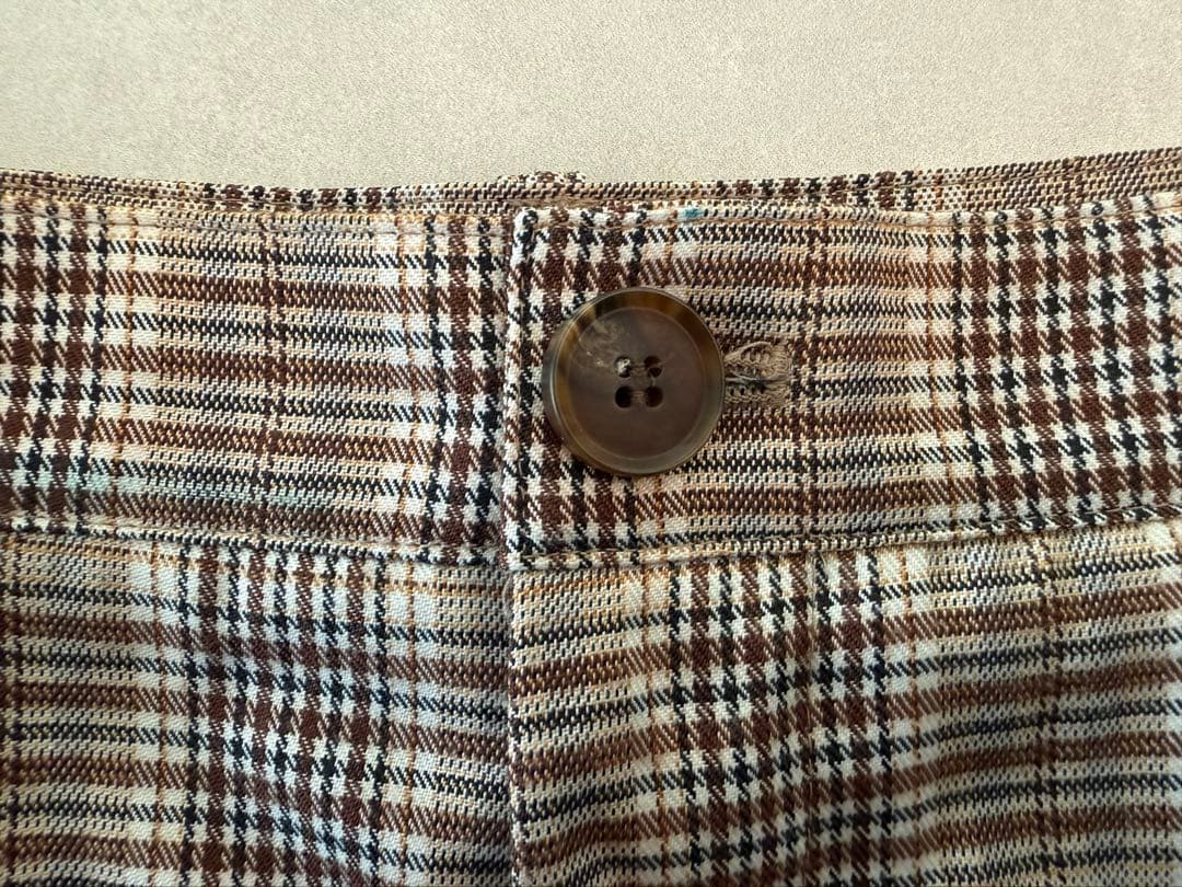 BELLMORE チェック柄 ゴルフパンツ 30