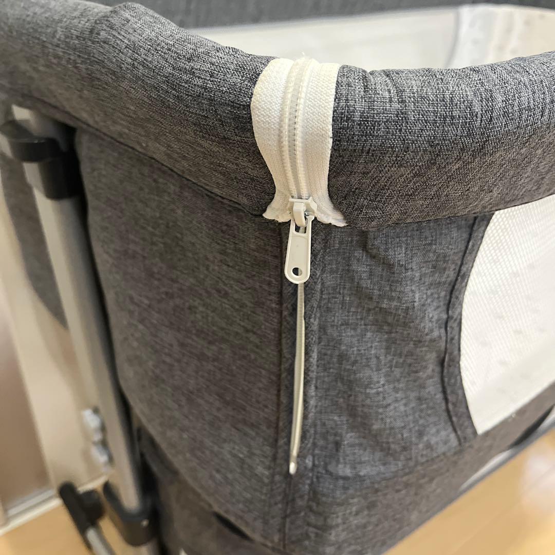 Bellababy 折りたたみベビーベッド グレー