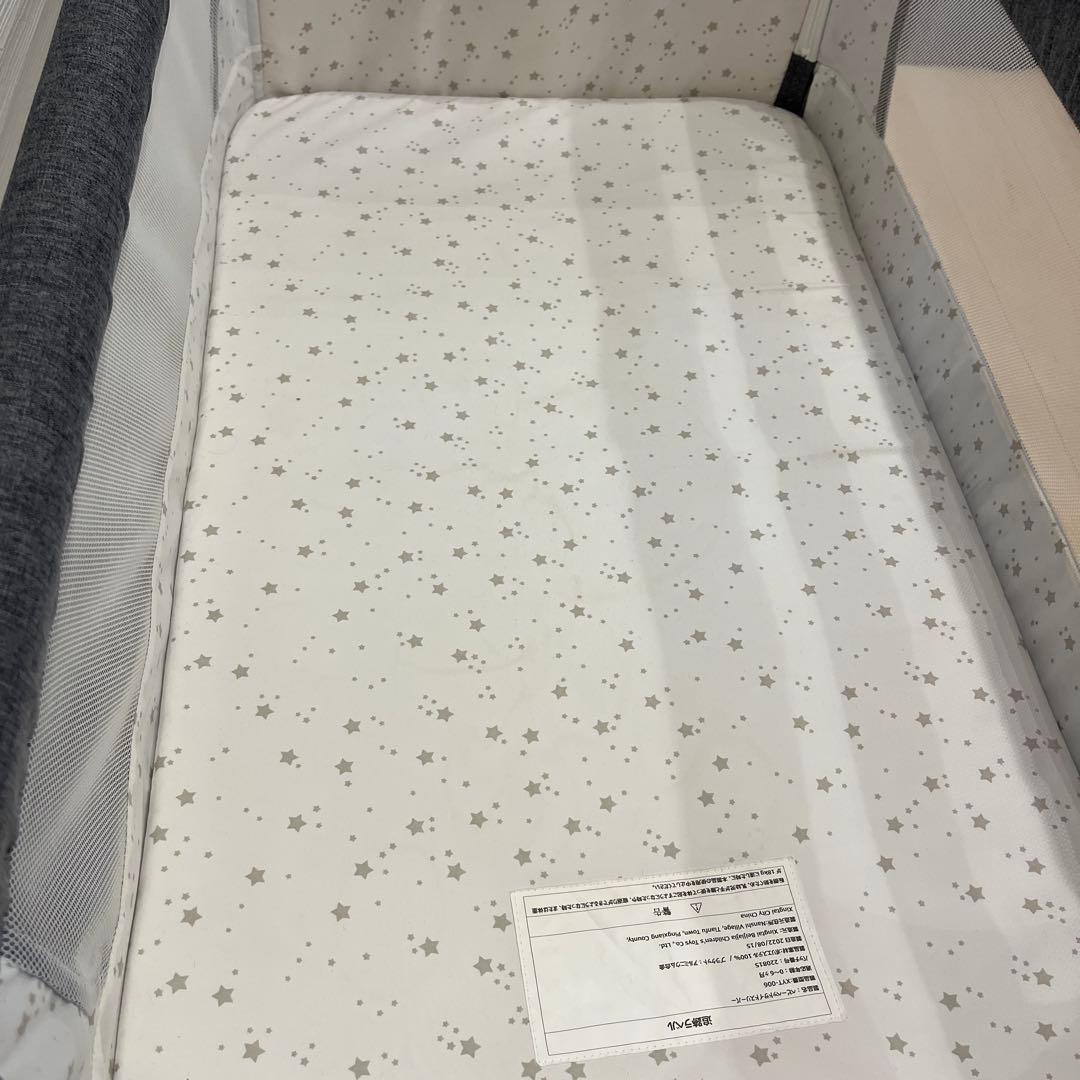 Bellababy 折りたたみベビーベッド グレー