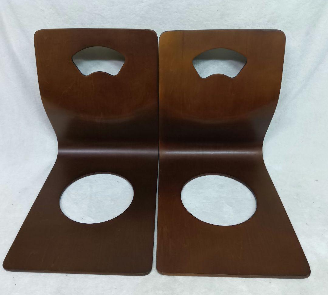 ニトリ　木製座椅子　6脚セット　曲げ座椅子　和座椅子 旅館　和室　こたつ　居酒屋