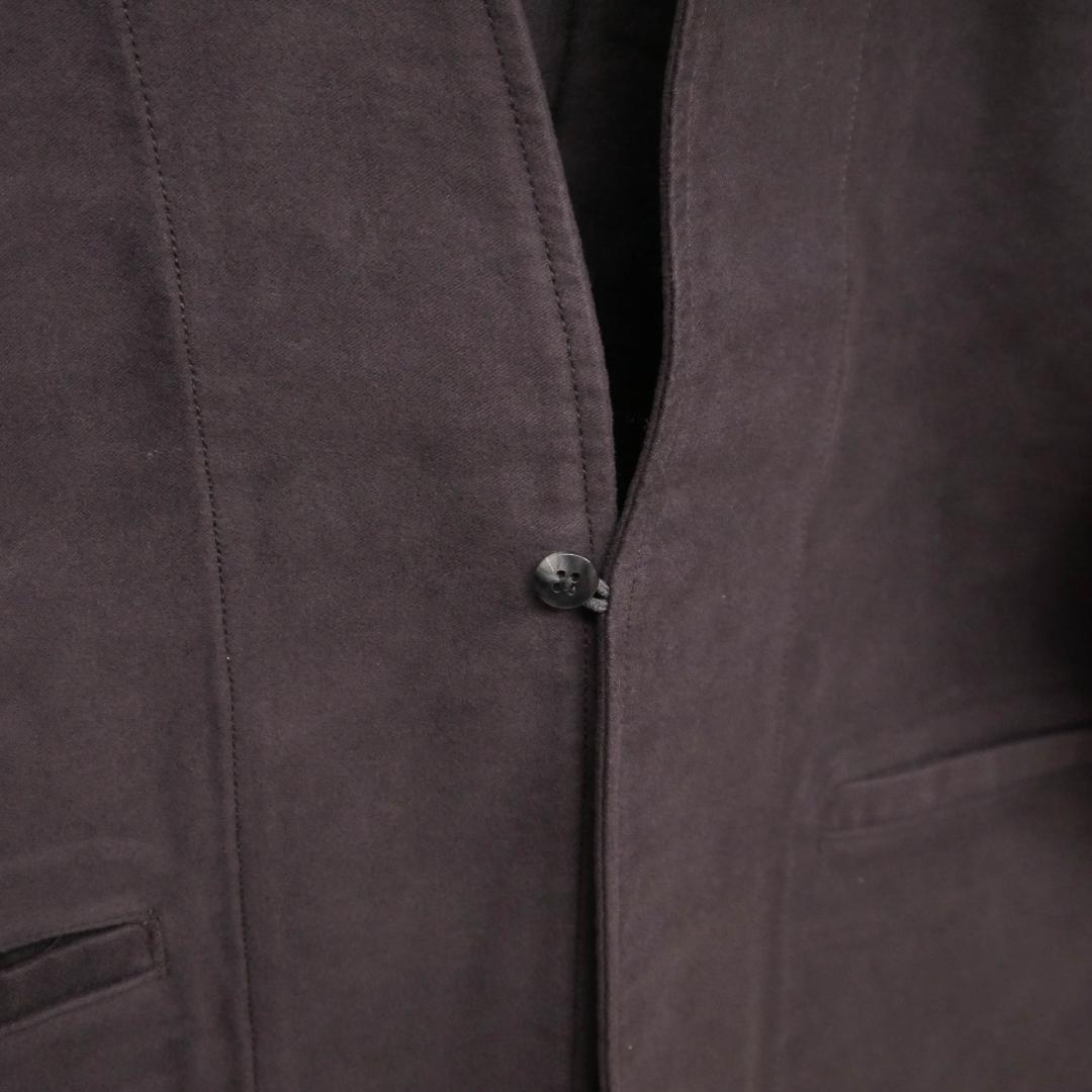 【新品！特価】Manual Alphabet ノーカラーJKT　チャコール(M)