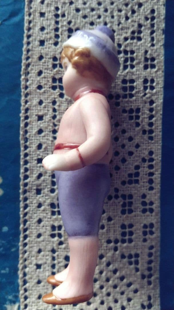 おまけ付❀アンティーク　オールビスクドールHertwig♪プチプレゼンテーション