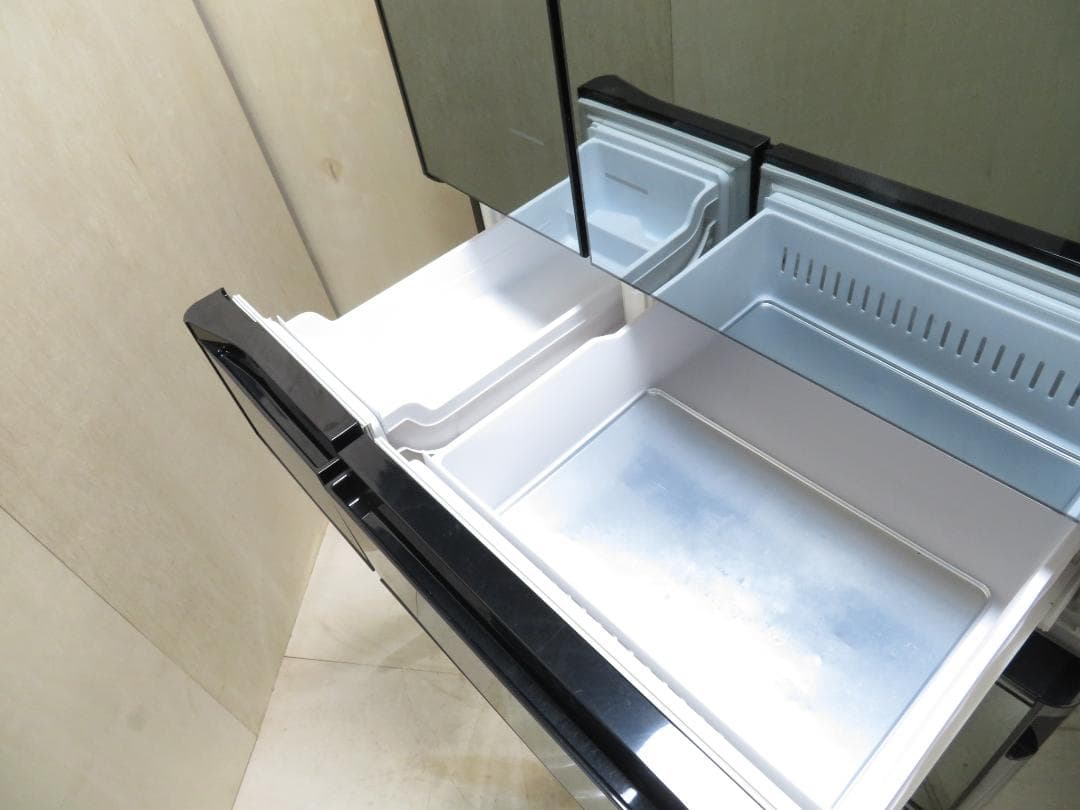 名古屋市内 近郊送料無料 日立 6ドア 冷凍冷蔵庫 665L クリスタルミラー