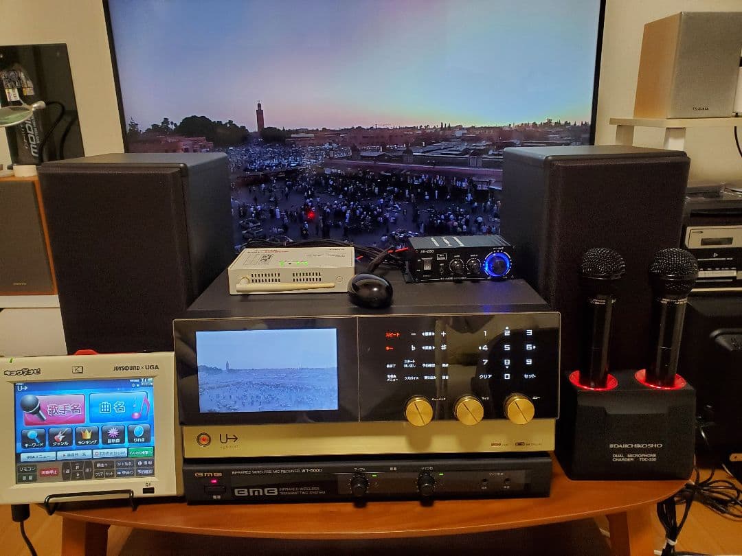 JOYSOUND カラオケ本体 UGA-N10 25万曲 家庭使用可能フルセット