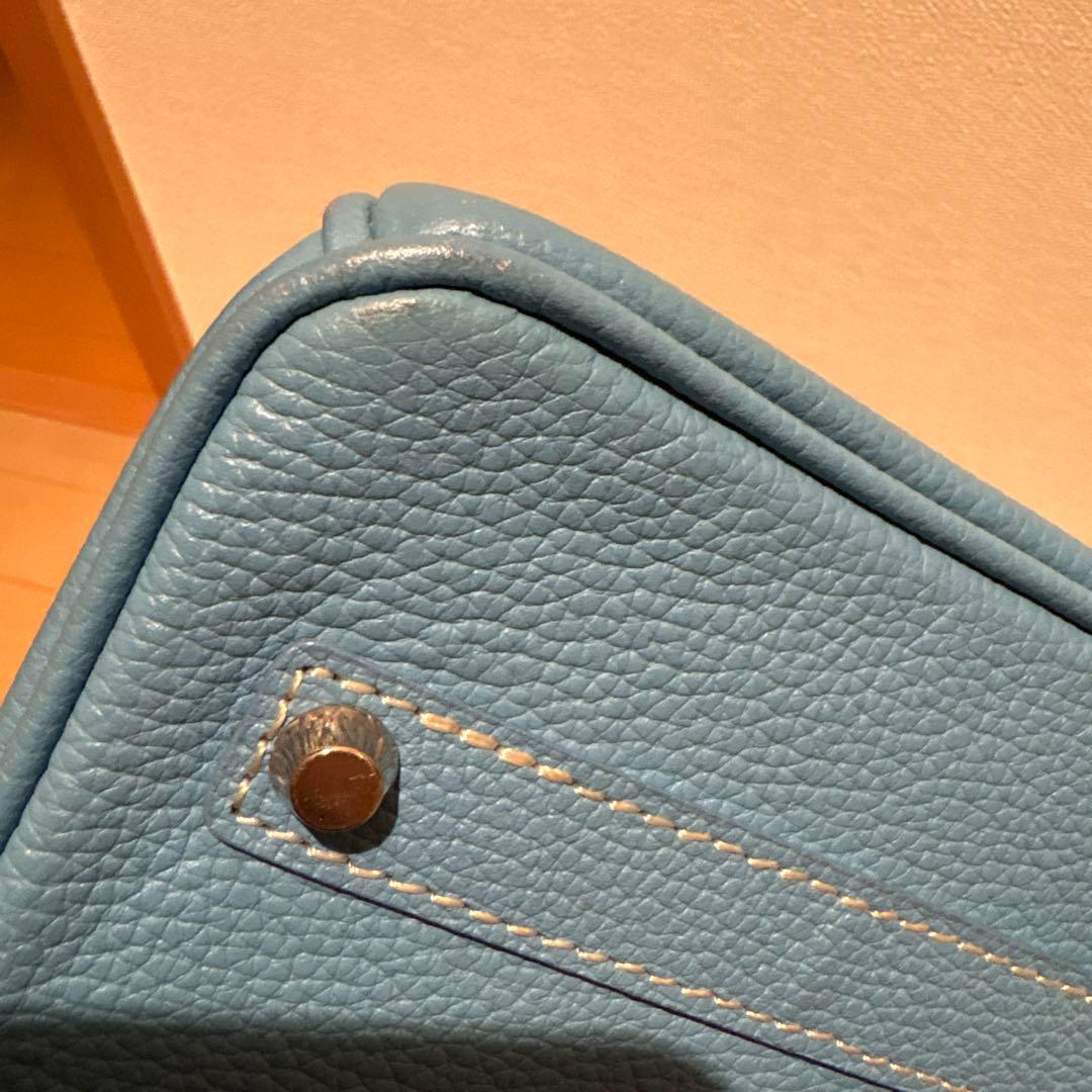 ブルージーン レザー　w30 トートバッグ