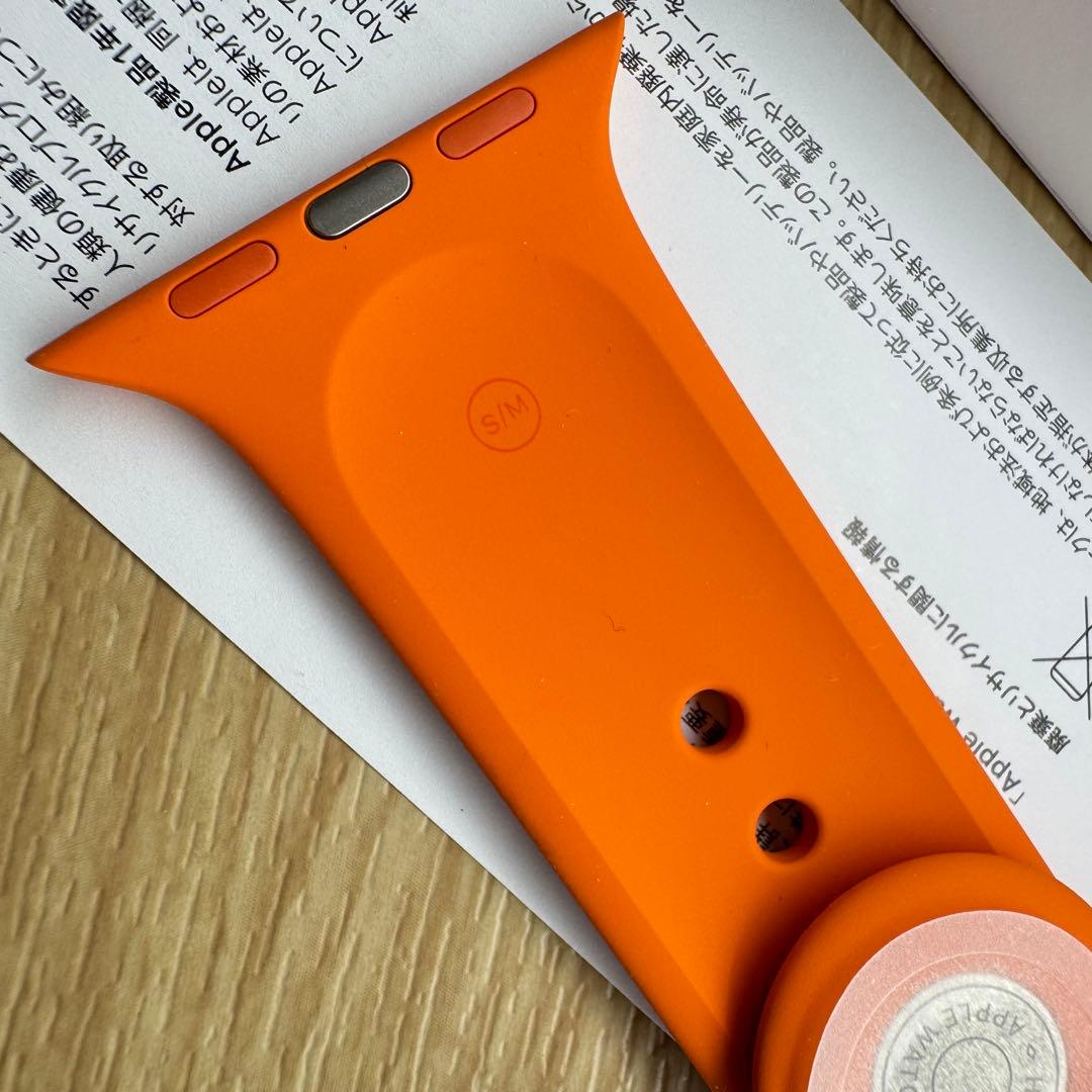 2367 未使用　Apple Watch エルメス　オレンジ　スポーツバンド