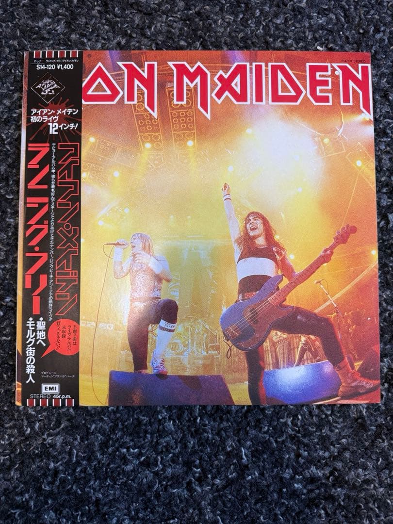 【極美品・希少ポスター付】アイアン・メイデン 国内盤帯付レコード 4枚セット