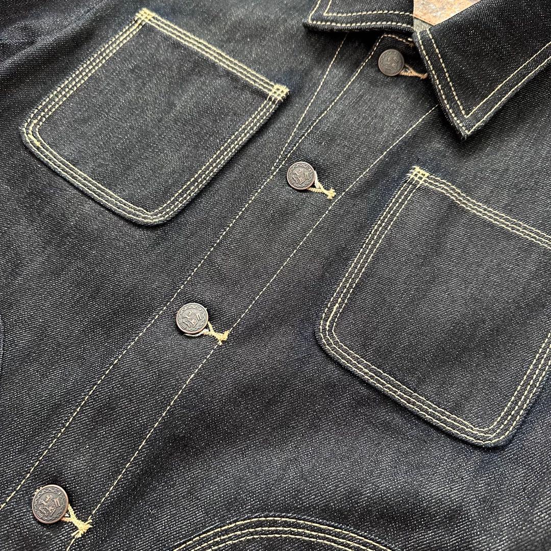 人気 glamb グラム モーターサイクルデニムジャケット S インディゴ