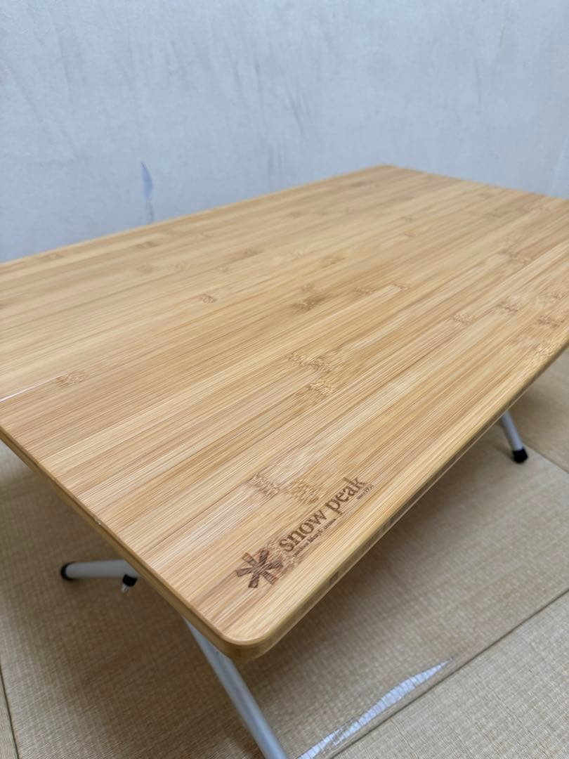 スノーピークワンアクションローテーブル竹B
