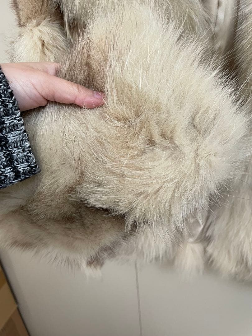 平成ギャル Y2K CHUXXX フォックスファー 毛皮コート 平成女子