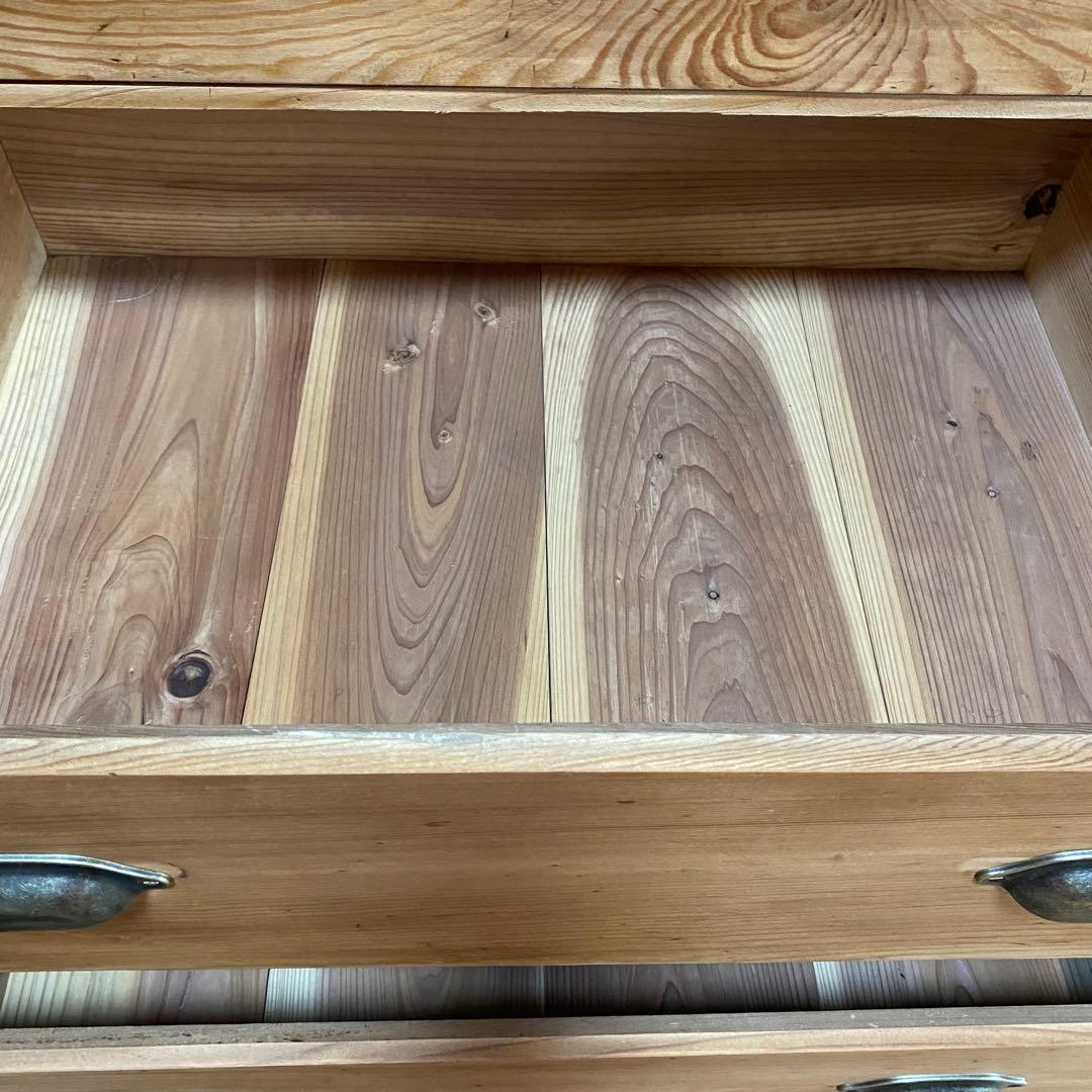 アンティーク チェスト テレビ台 棚 無垢材 ナチュラル 無垢材 y80