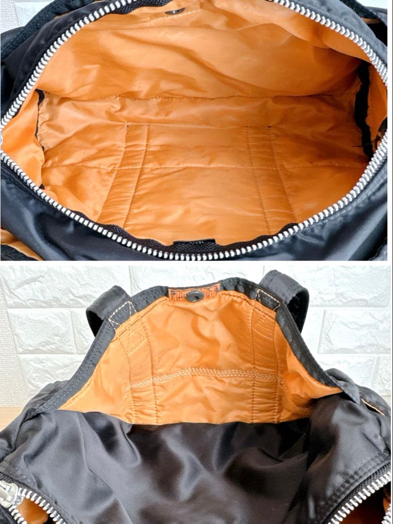 ポーター　タンカー　ミニボストンバッグ　ドラムバック　ブラック