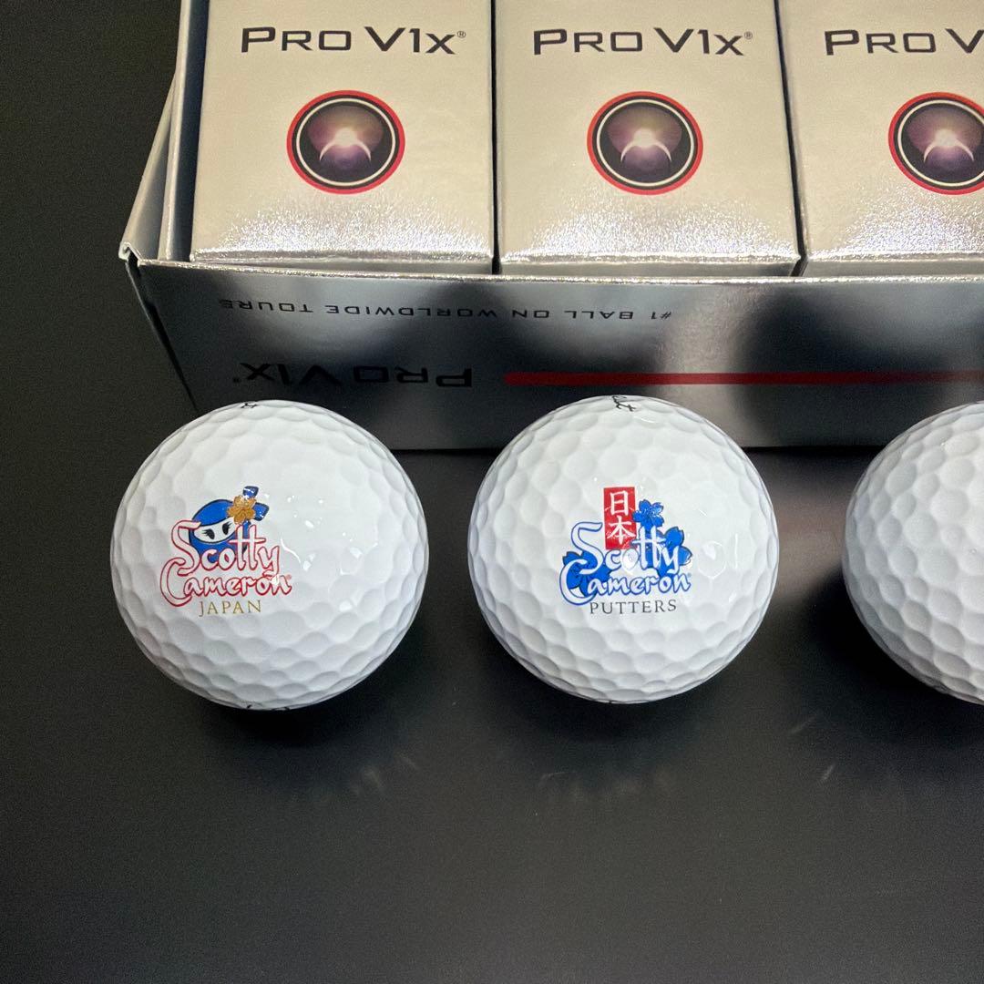 タイトリストPro V1 X スコッティキャメロン ゴルフボール 1ダース