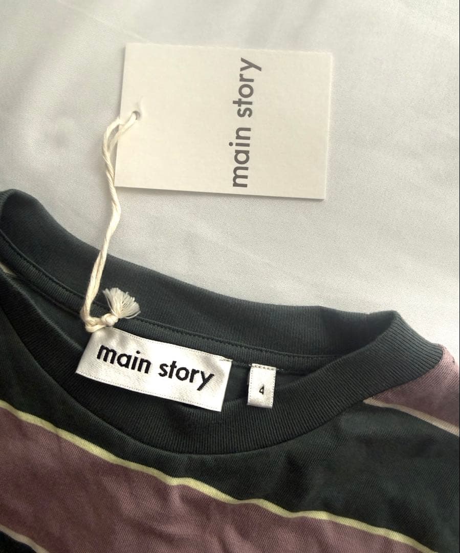 【新品】mainstory Elderberry Stripes 4y