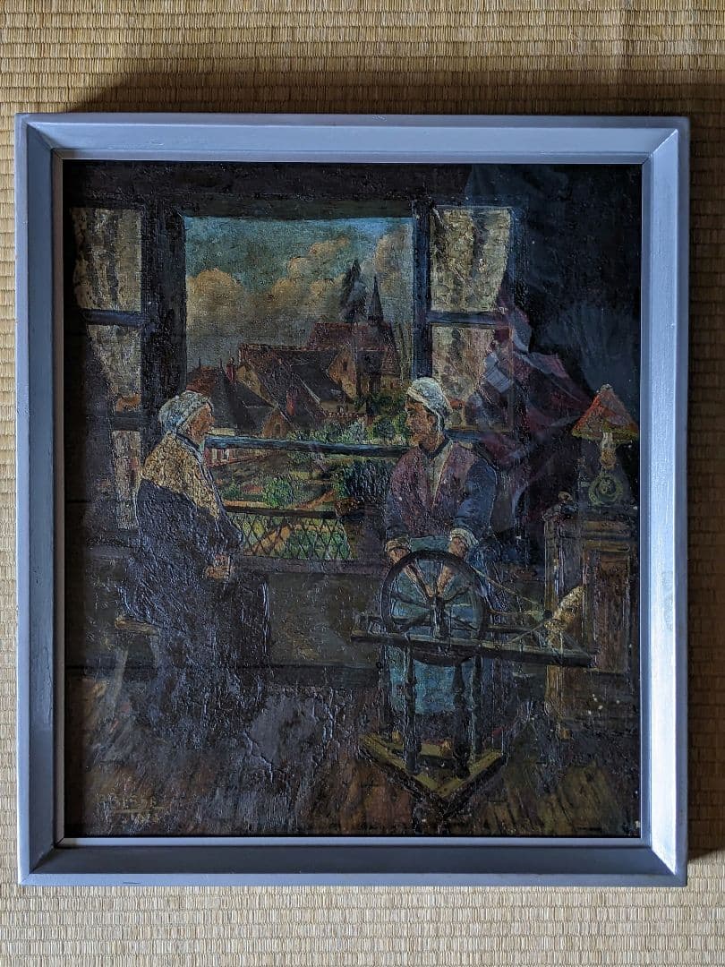 ♦西洋絵画 アンティーク 油彩画 古美術品 コレクション 骨董品 アンティーク