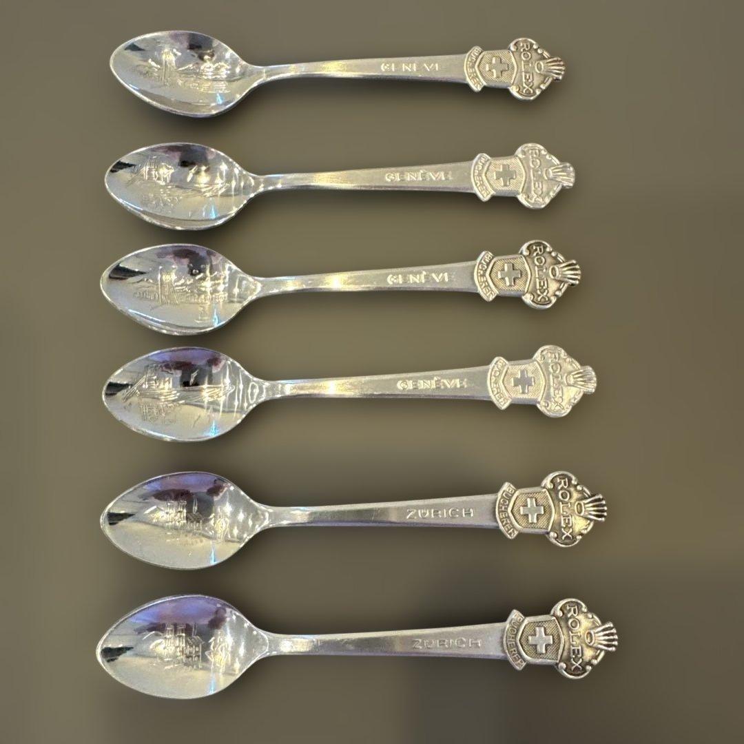 ロレックス　ノベルティ　ティースプーン6本セット