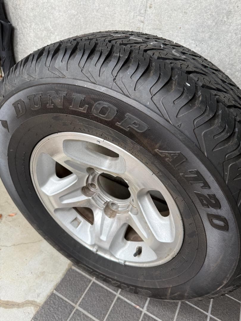 DUNLOP AT20 16インチ&再販ランクル70 ホイールセット