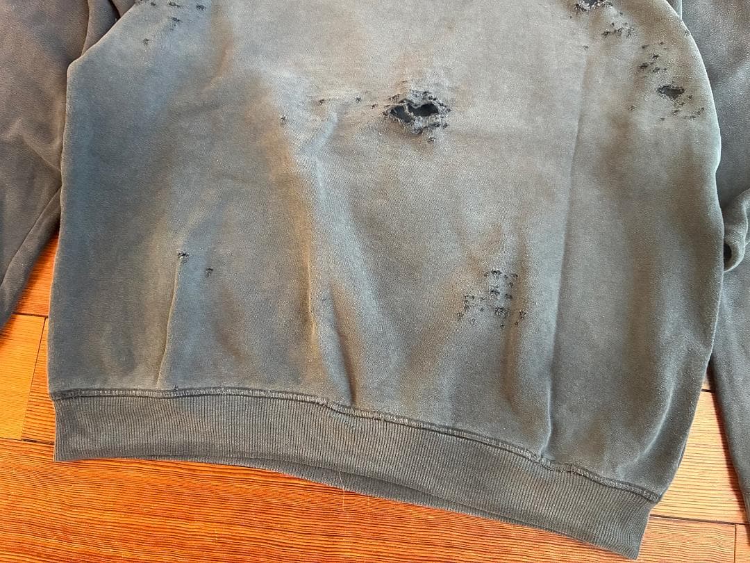 90s 初期 イタリア製 SABOTAGE ショットガン スウェット L